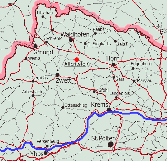 Waldviertel Karte